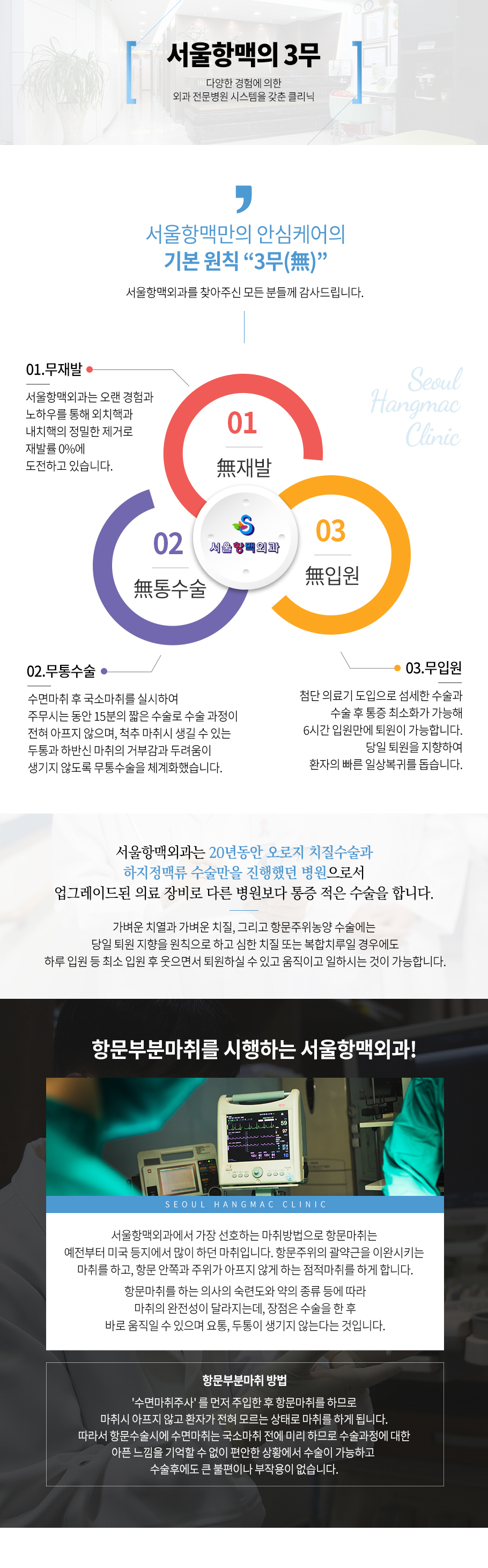 서울항맥의 3무